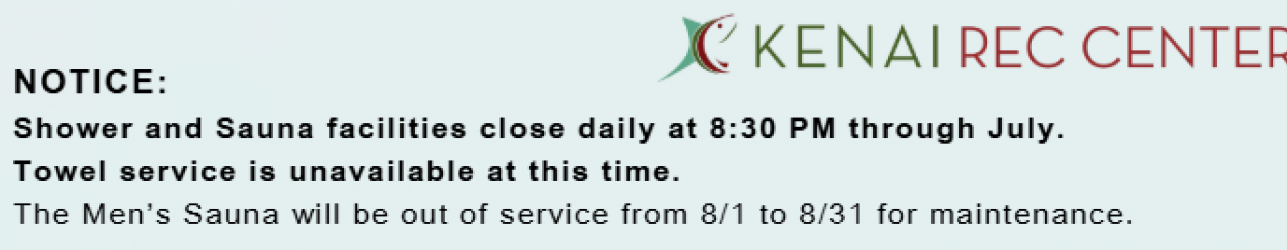 Service notice KRC - July & August 2026 Service notice KRC - July & August 2026