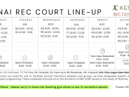 Next week at the Kenai Rec Center Next week at the Kenai Rec Center