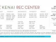 Kenai Recreation Center Gym Schedule Next Week 