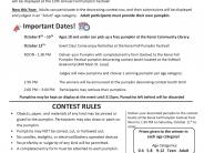 No Carve Pumpkin Decorating Contest Instructions 