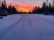 Serene Kenai Ski Trails February 2024