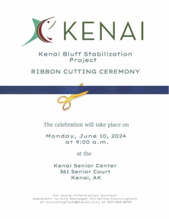 Bluff Stabilization Ribbon Cutting Ceremony Invite