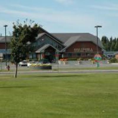 Kenai Visitor Center in summer.