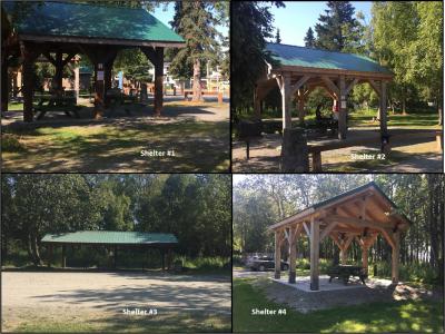 Kenai Municipal Park Shelters