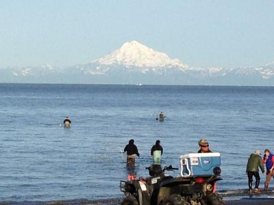 Dipnet season, Mt. Redoubt