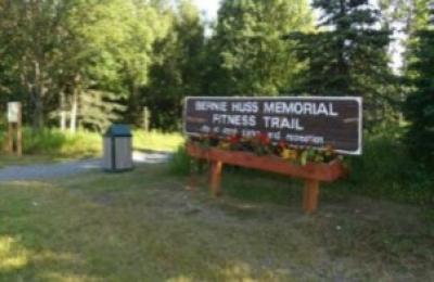 Bernie Huss Trail sign