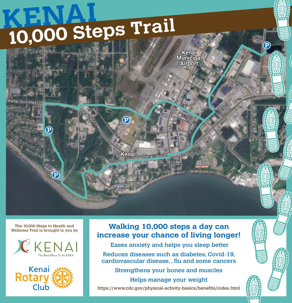 10,000 Steps to Health and Wellness